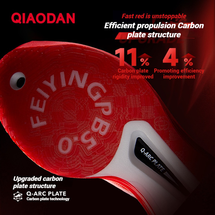 Qiaodan Feiying PB5 รองเท้าวิ่งผู้ชาย Professional Marathon Racing แผ่นคาร์บอน QDB023252299 — รองเท้ากีฬา แบรนด์ Qiaodan ของแท้ 100% เช็คราคาจาก Shopee Lazada thumbnail 6