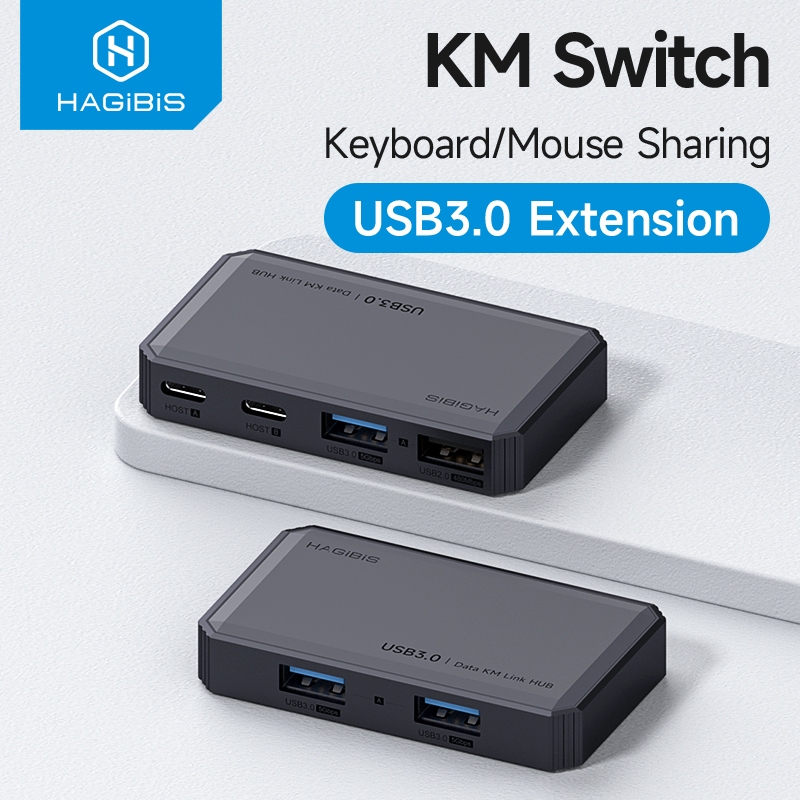 Hagibis USB Switch Cross-System Transfer Data USB 3.0 Switcher 2 ...