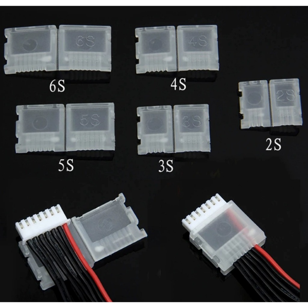 JST-XH 2 X Balance Board Adapter 2S 3S 4S 5S 6S Lipo Battery