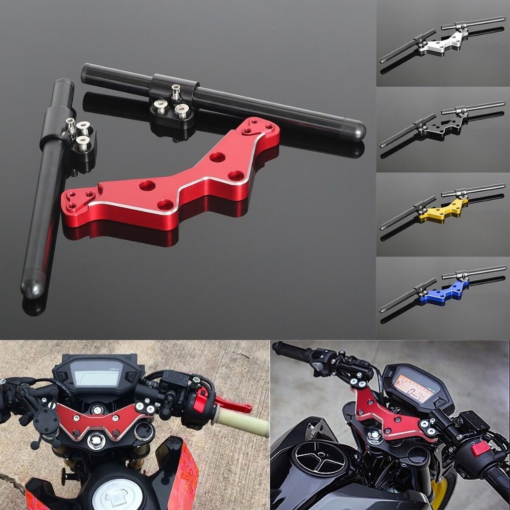 ปรับHandlebar Risers Clip-OnชุดกีฬาสําหรับHONDA CT125 Trail 125 GROM ...