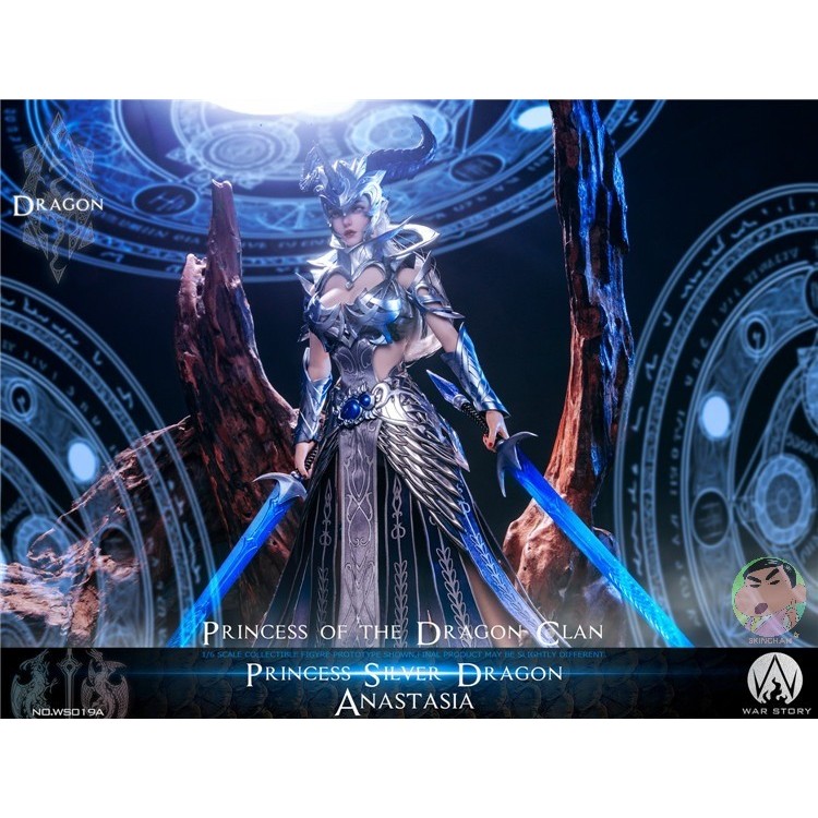 War Story 1/6 WS019A Dragon Princess Silver Dragon Anastasia