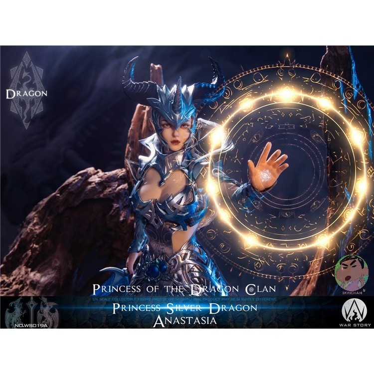 War Story 1/6 WS019A Dragon Princess Silver Dragon Anastasia