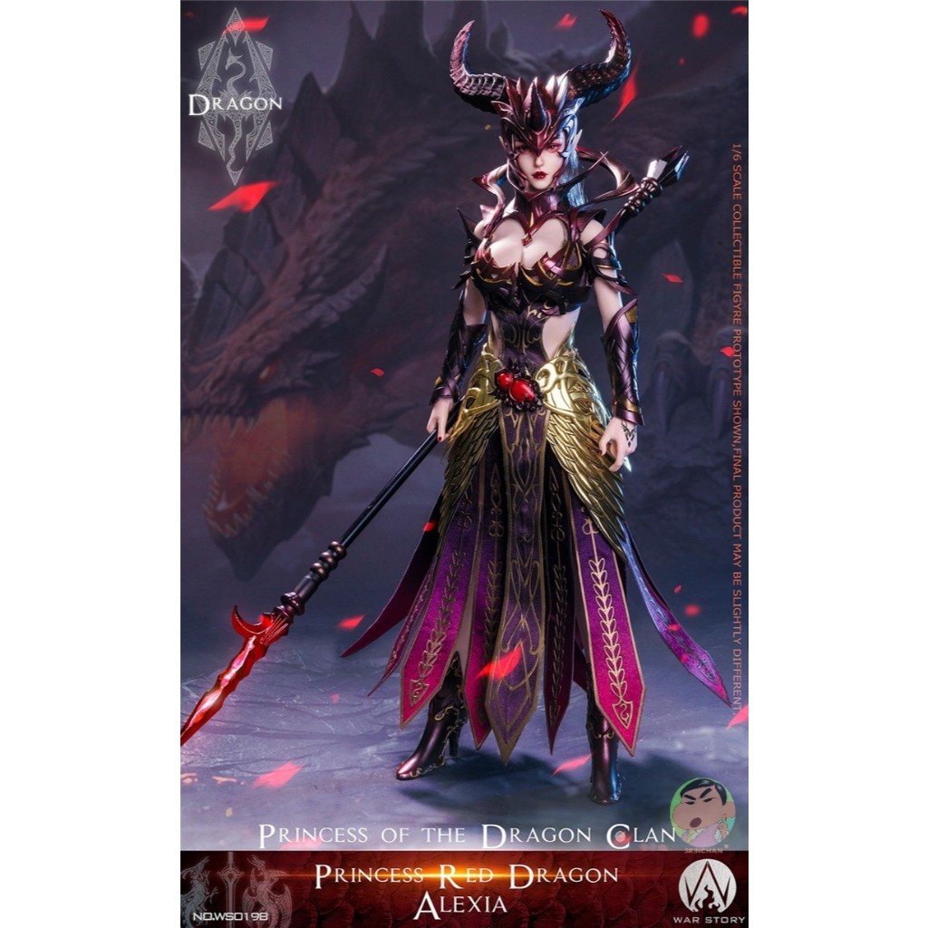 War Story 1/6 WS019B Dragon Princess Red Dragon Alexia War Story 1/6 WS019B Dragon Princess Red Dragon Alexia