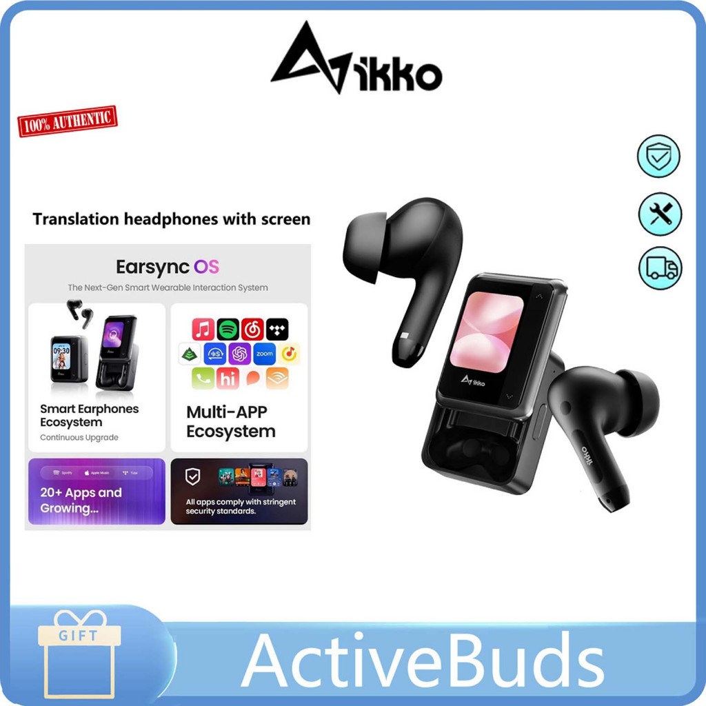 iKKO ActiveBuds AI Simultaneous Translation headset Wireless touch ...