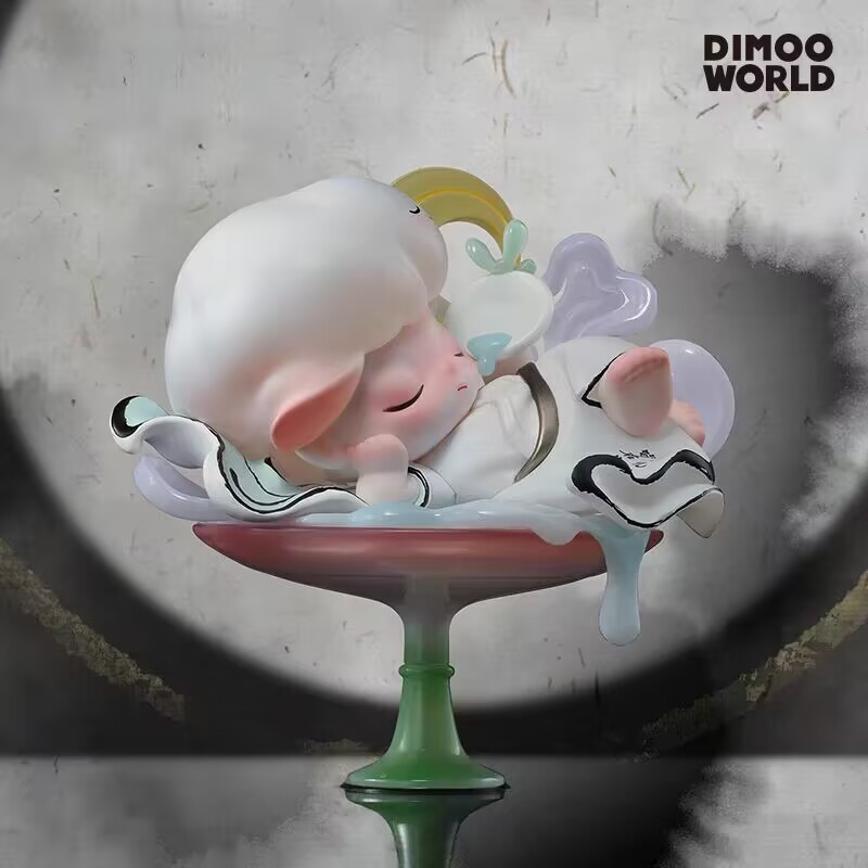 P POPMART DIMOO One Fengyue Series รูปทั้งกล่องซ่อน W นิตยสาร Joint รูป ...