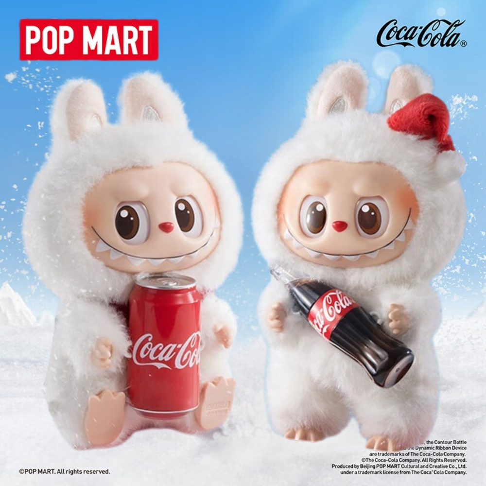POPMART LABUBU V3 THE MONSTERS Coca-Cola Series Vinyl Face