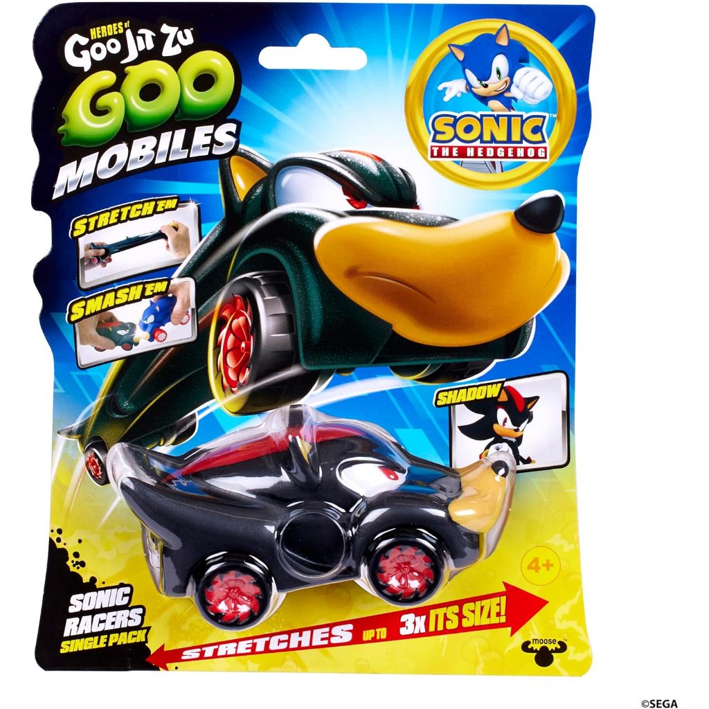 Figurine Sonic Racer Heroes Of Goo JIT Zu - Voiture Extensible Et Écrasable - Jouet Sonic