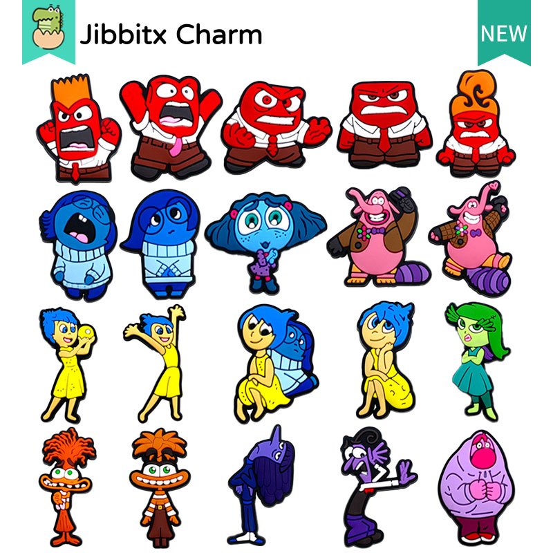 Jibbitx 20 ชิ้นแฟชั่น Clog Jibbits charmCreative การ์ตูนน่ารัก ...