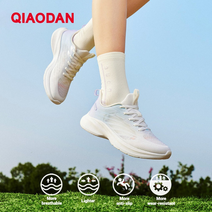 Qiaodan Light LITE รองเท้าวิ่งผู้หญิงใหม่ตาข่ายระบายอากาศน้ําหนักเบาสบายๆสบาย XM26240221 — รองเท้ากีฬา แบรนด์ Qiaodan ของแท้ 100% เช็คราคาจาก Shopee Lazada thumbnail 6