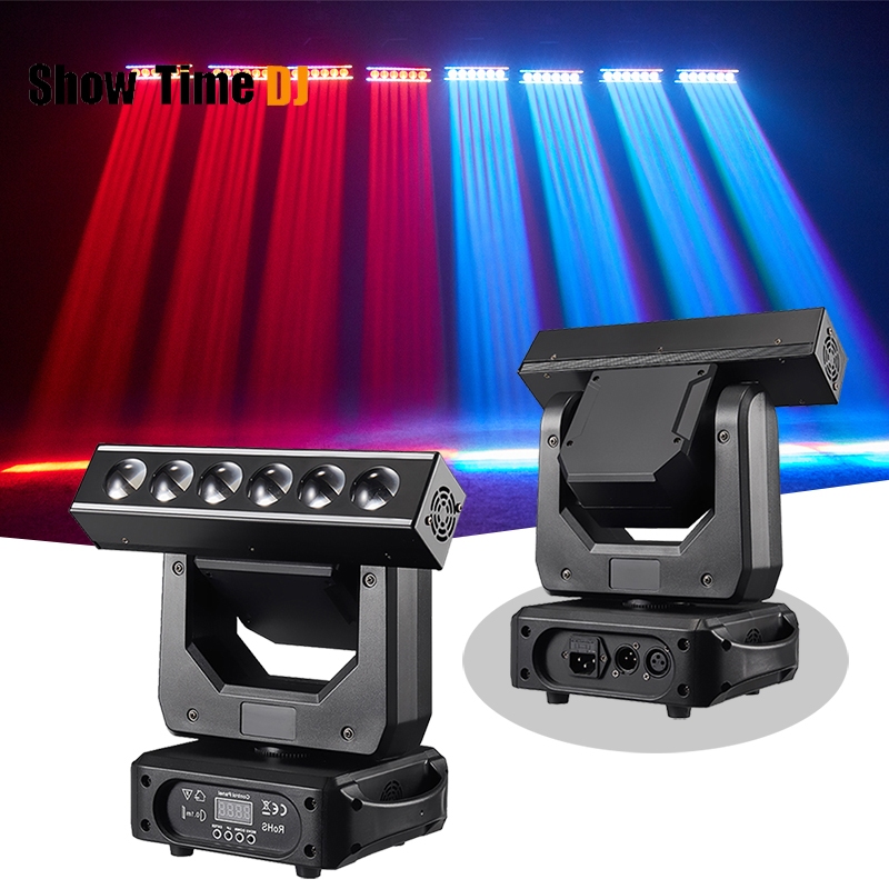 Dj Led Beam Scan Moving Head Light 6x20W RGBW 4 In 1 ไฟ Led Stage พร้อม ...