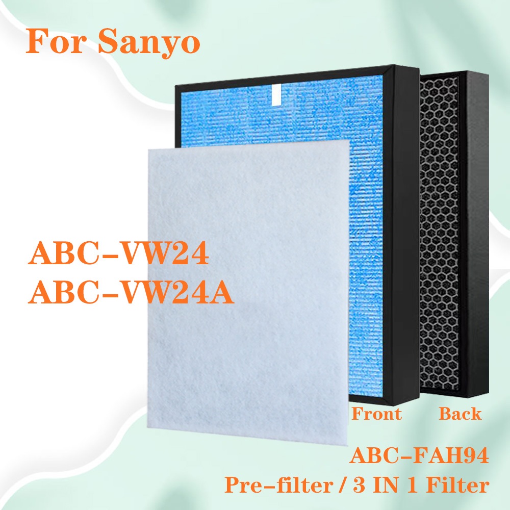 SANYO ABC-FAH15 HEPAフィルター 2枚 SANYO ABC-FAH15 HEPAフィルター2枚