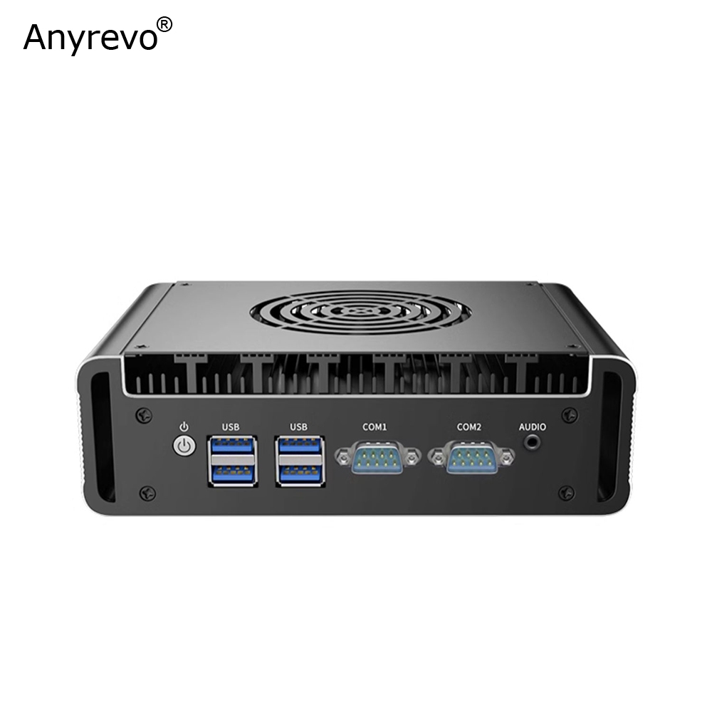 พร้อมพัดลม Mini PC Intel Core i3-1215U N100 Quad Core Mini PC 2 LAN 6 ...