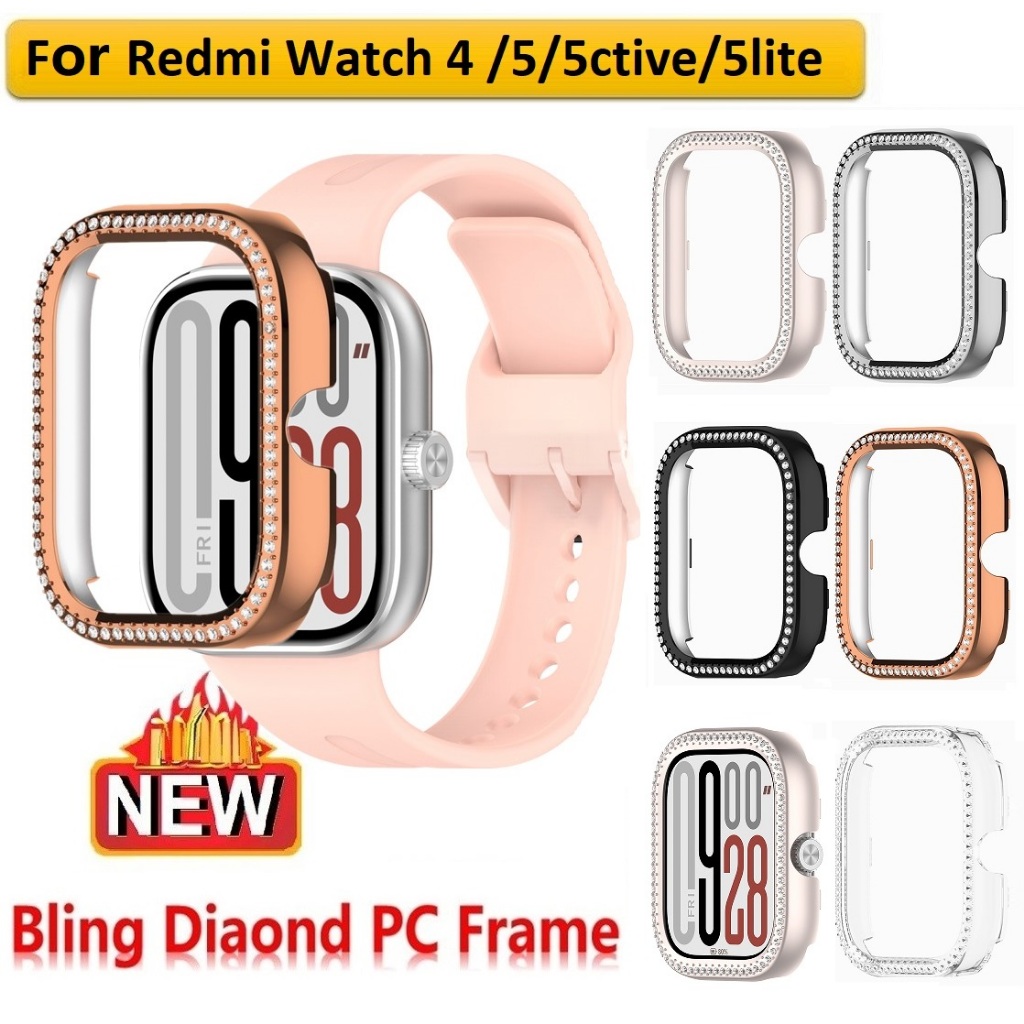 Bling Hollow Frame Compatible For เคส Redmi Watch 5 Case Smart watch ...