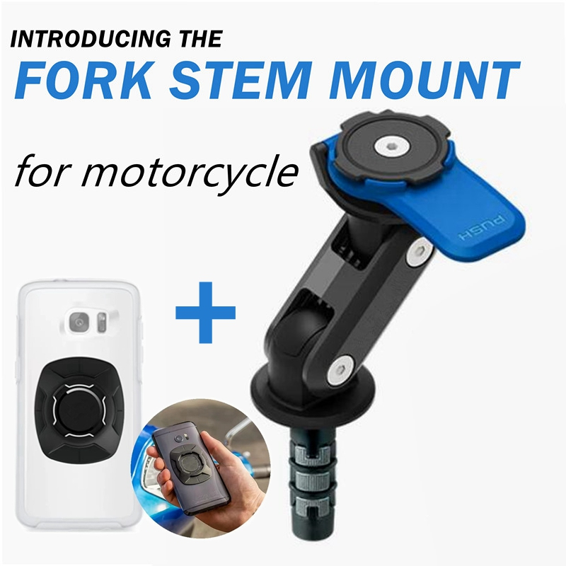 13.3-14.7mm Powered Motorcycle Fork Stem Mount for Samsung Galaxy S5 (sku 19427)