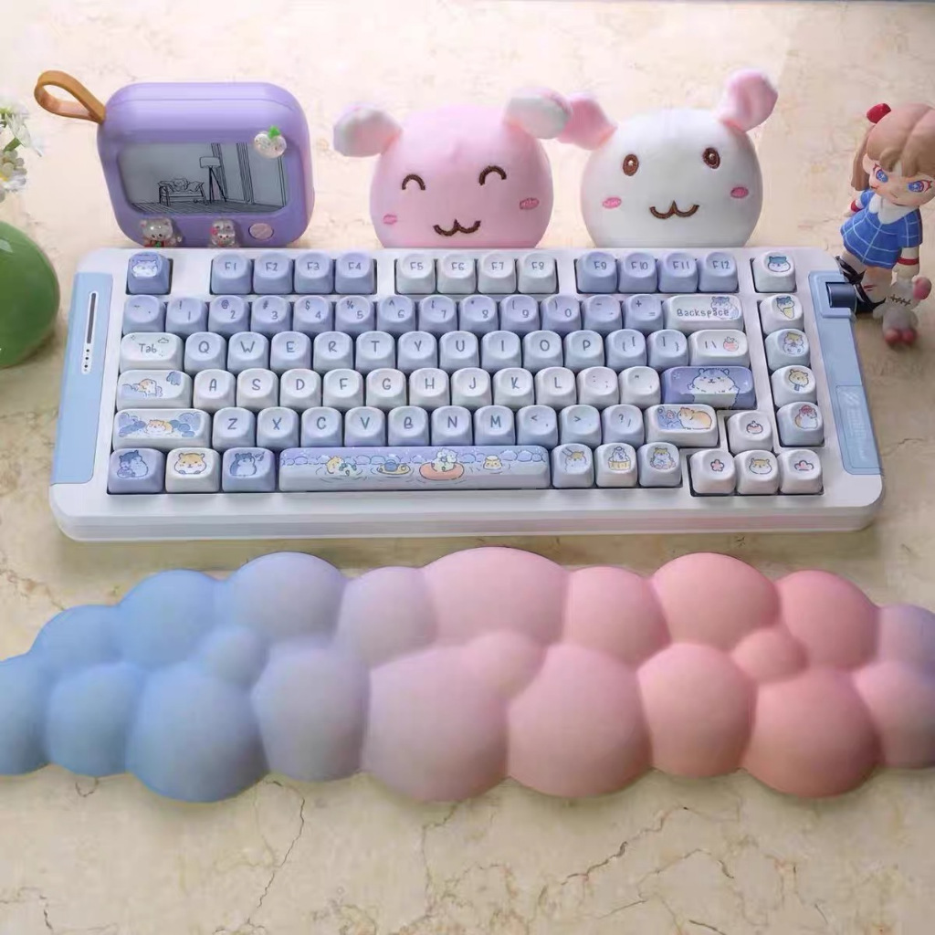 132 คีย์ meow meow ซีรีส์ Keycaps MOA ความสูง PBT วัสดุระเหิดความร้อน ...