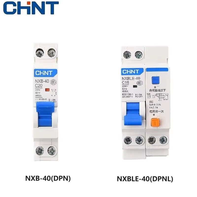 Chint NXBLE-40 1P + N NXB-40 DZ267-32 สวิตช์ป้องกันการรั่ว