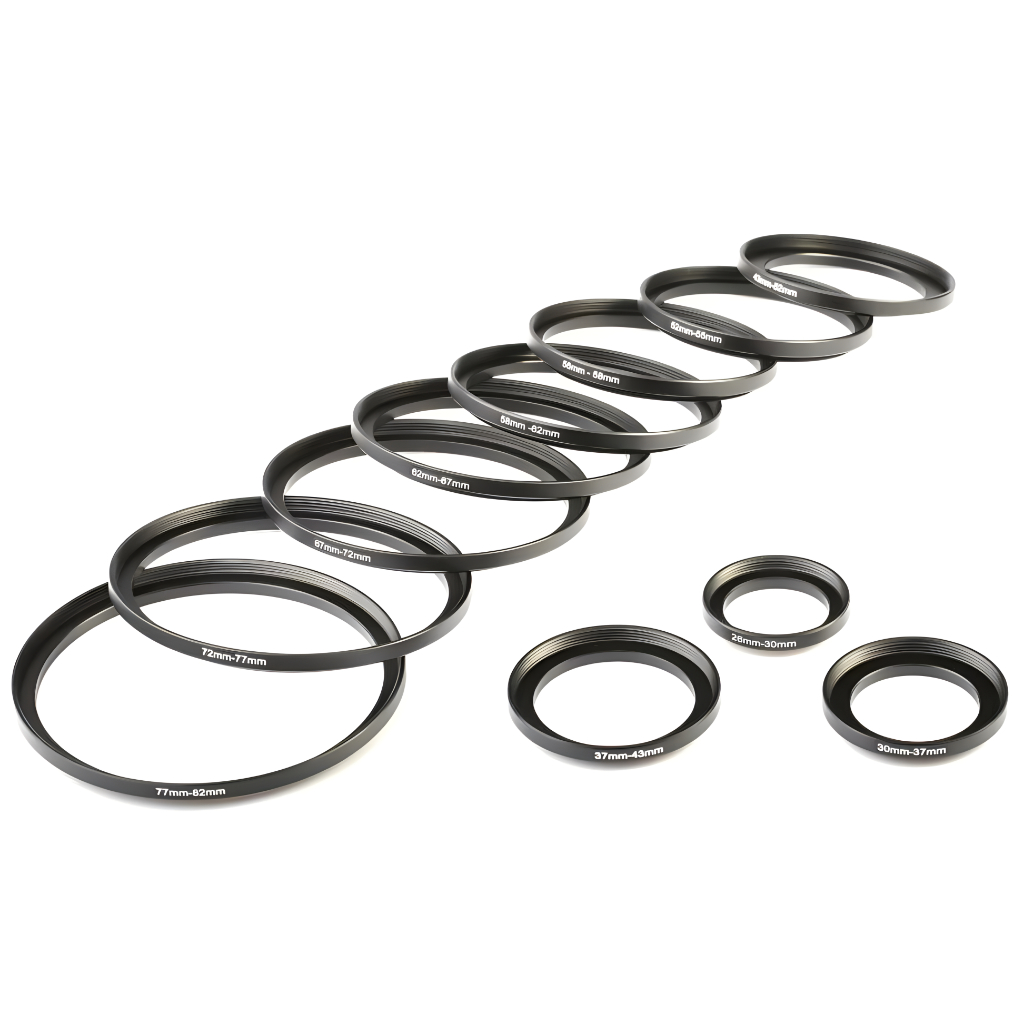 Metal Stepping Rings (37 - 82mm ) Step Up Rings Adapter สําหรับฟิลเตอร์ ...