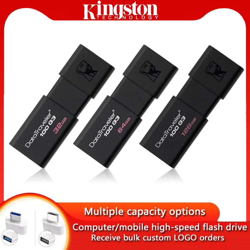 Kingston Flash Memory Driver 8GB 16GB 64GB 32GB 256GB 128GB USB3.0 ไดร ...