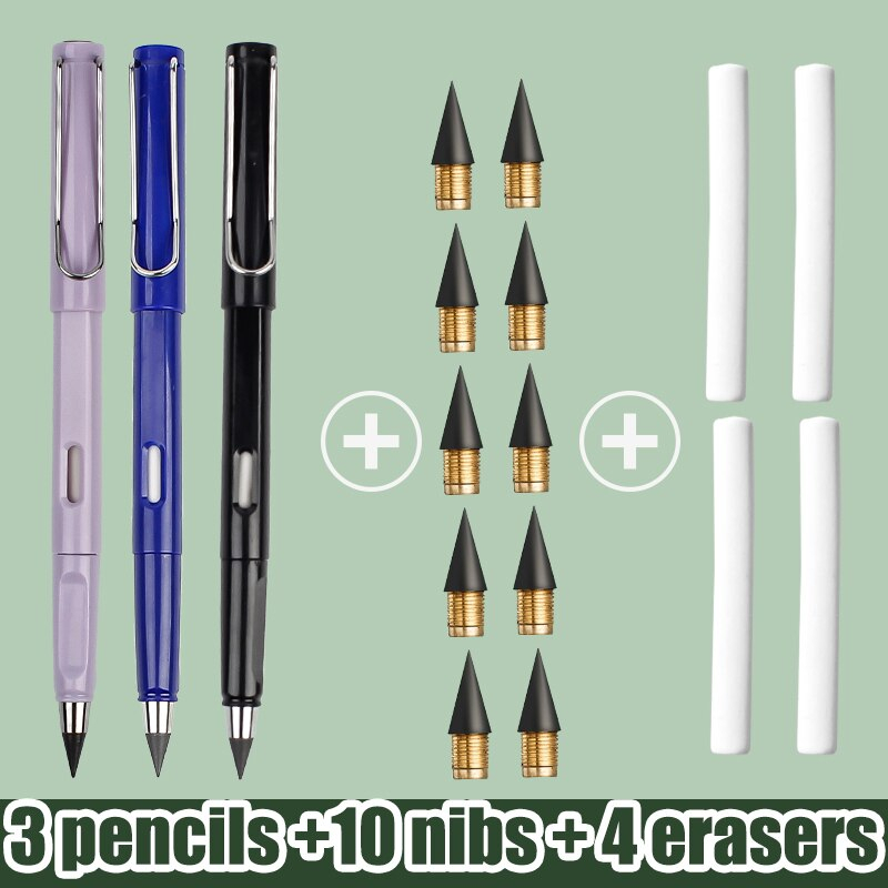 8 pcs/set Infinity Pencil New Technology Unlimited Writing Eternal ...