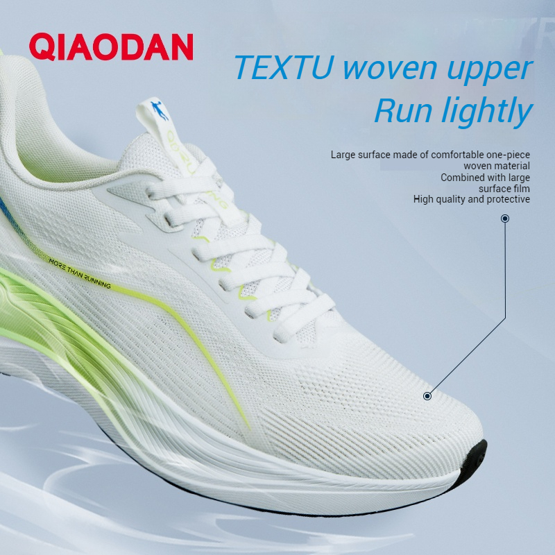 Qiaodan Fast 2 Man รองเท้าวิ่งกีฬาแบบบูรณาการทอผ้า Shock ดูดซับน้ําหนักเบา QXB023251208 — รองเท้ากีฬา แบรนด์ Qiaodan ของแท้ 100% เช็คราคาจาก Shopee Lazada thumbnail 5