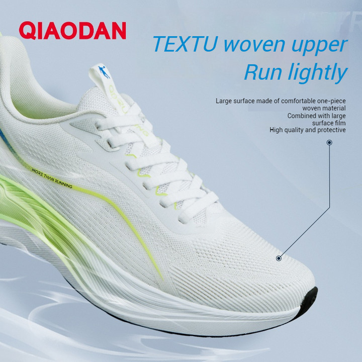 Qiaodan Fast 2 Man รองเท้าวิ่งกีฬาแบบบูรณาการทอผ้า Shock ดูดซับน้ําหนักเบา QXB023251208 — รองเท้ากีฬา แบรนด์ Qiaodan ของแท้ 100% เช็คราคาจาก Shopee Lazada thumbnail 5