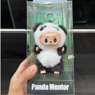 [POP Mart] labubu Panda mentor Pendant Popmart Vinyl Plush Doll Pendant ...