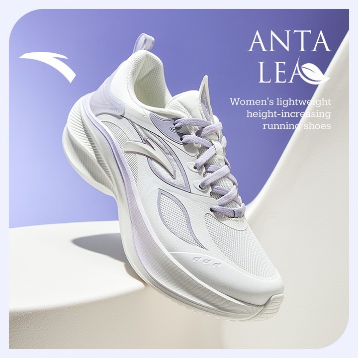 ANTA Women Leaf รองเท้าวิ่งผู้หญิง พื้นหนา นุ่มเด้ง สวมใส่สบาย อินเทรนด์ อเนกประสงค์ 922515518 — รองเท้ากีฬา แบรนด์ Anta ของแท้ 100% เช็คราคาจาก Shopee Lazada - รูปที่ 1