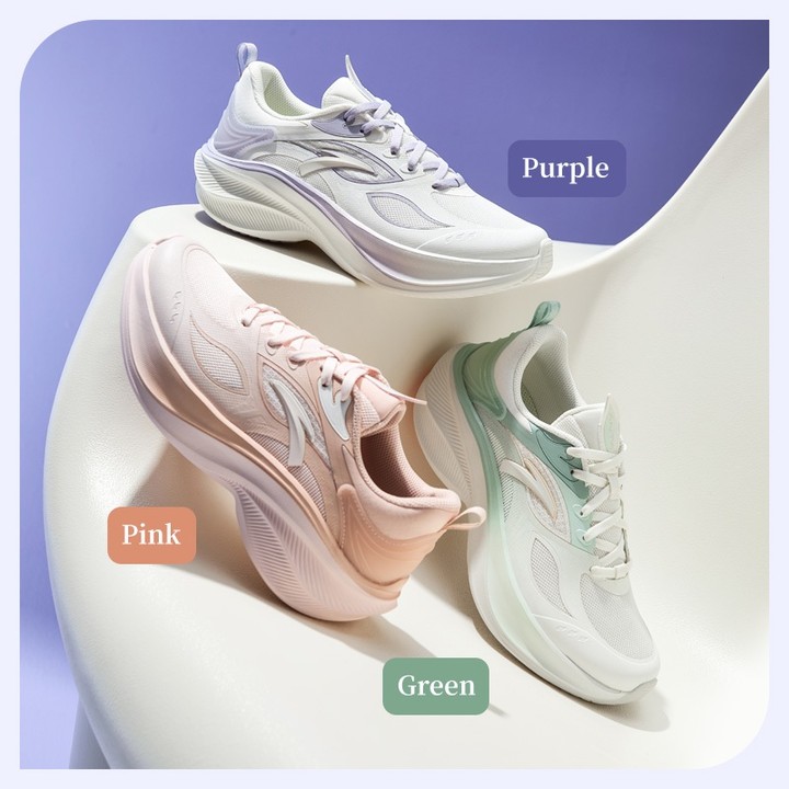 ANTA Women Leaf รองเท้าวิ่งผู้หญิง พื้นหนา นุ่มเด้ง สวมใส่สบาย อินเทรนด์ อเนกประสงค์ 922515518 — รองเท้ากีฬา แบรนด์ Anta ของแท้ 100% เช็คราคาจาก Shopee Lazada thumbnail 2