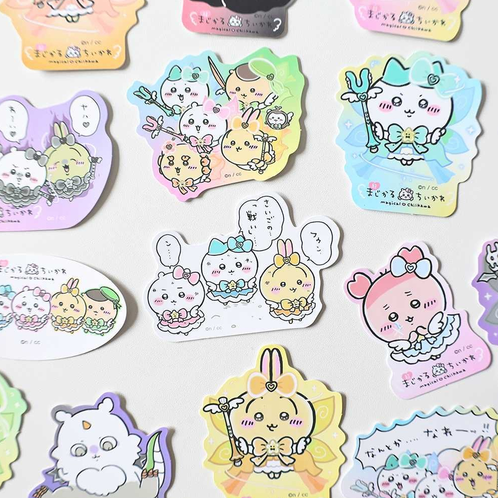 สไตล์ญี่ปุ่น Chikawa Magical Girl Theme สติกเกอร์แพ็ค Chikawa Magical ...