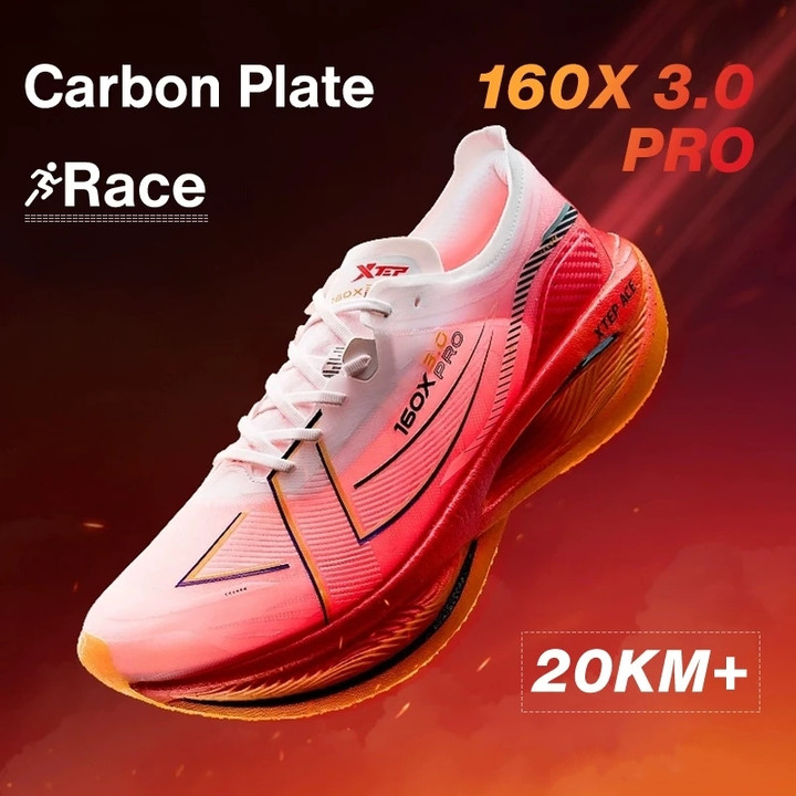 【xtep】160X3.0 Pro | รองเท้าวิ่งมาราธอน กันกระแทก รุ่นใหม่ มืออาชีพ ระยะไกล PB รองรับแรงกระแทก — รองเท้ากีฬา แบรนด์ Xtep ของแท้ 100% เช็คราคาจาก Shopee Lazada - รูปที่ 1