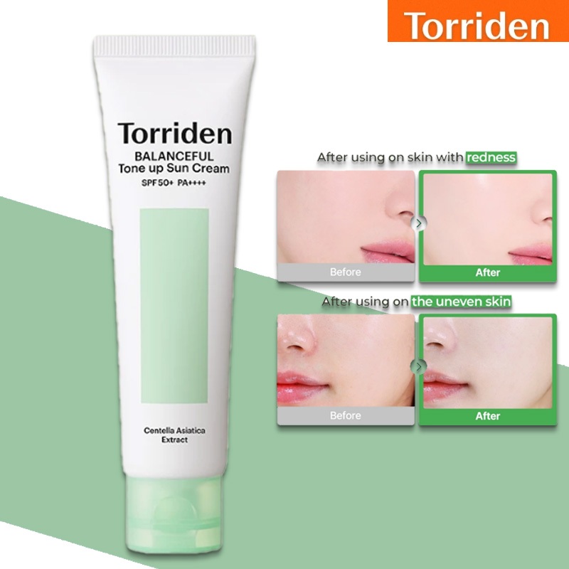 Torriden Balanceful Cica Tone Up Sun Cream 60ml+60ml (SPF 50+ PA++++) [Double SET]