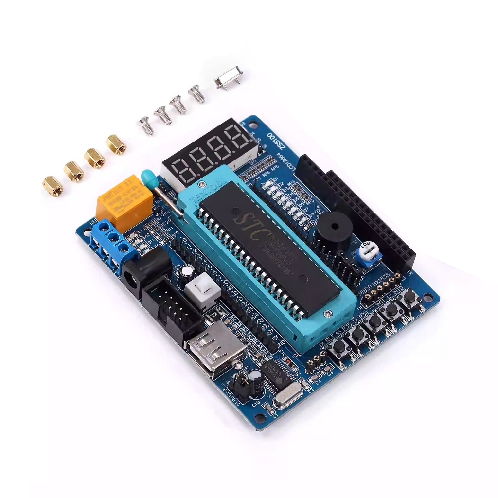 51 Microcontroller Development Board STC89C52 ระบบขนาดเล็ก C51 การเรียน ...
