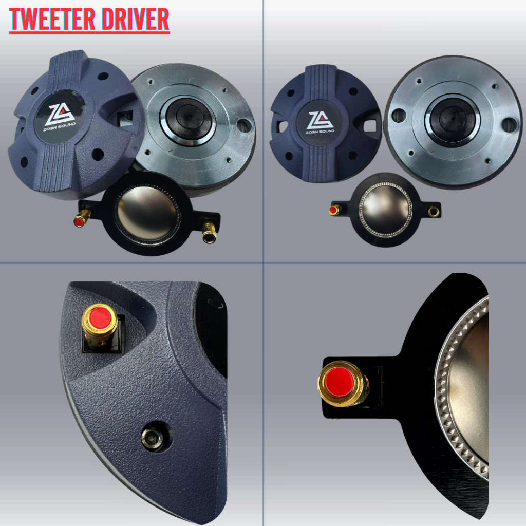 [ZS Audio]300W TWEETER ไดร์เวอร์เสียงแหลม แบบเกลียว 44.4mm Voice Coil ...