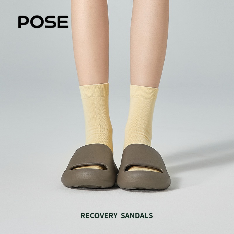 【Livestream】POSE Cloud Bounce รุ่นอุ้งเท้าแมว กันลื่นใช้ในบ้าน พื้นนุ่ม กันกระแทก รองเท้าแตะไซส์ใหญ่ PS5819W - 5