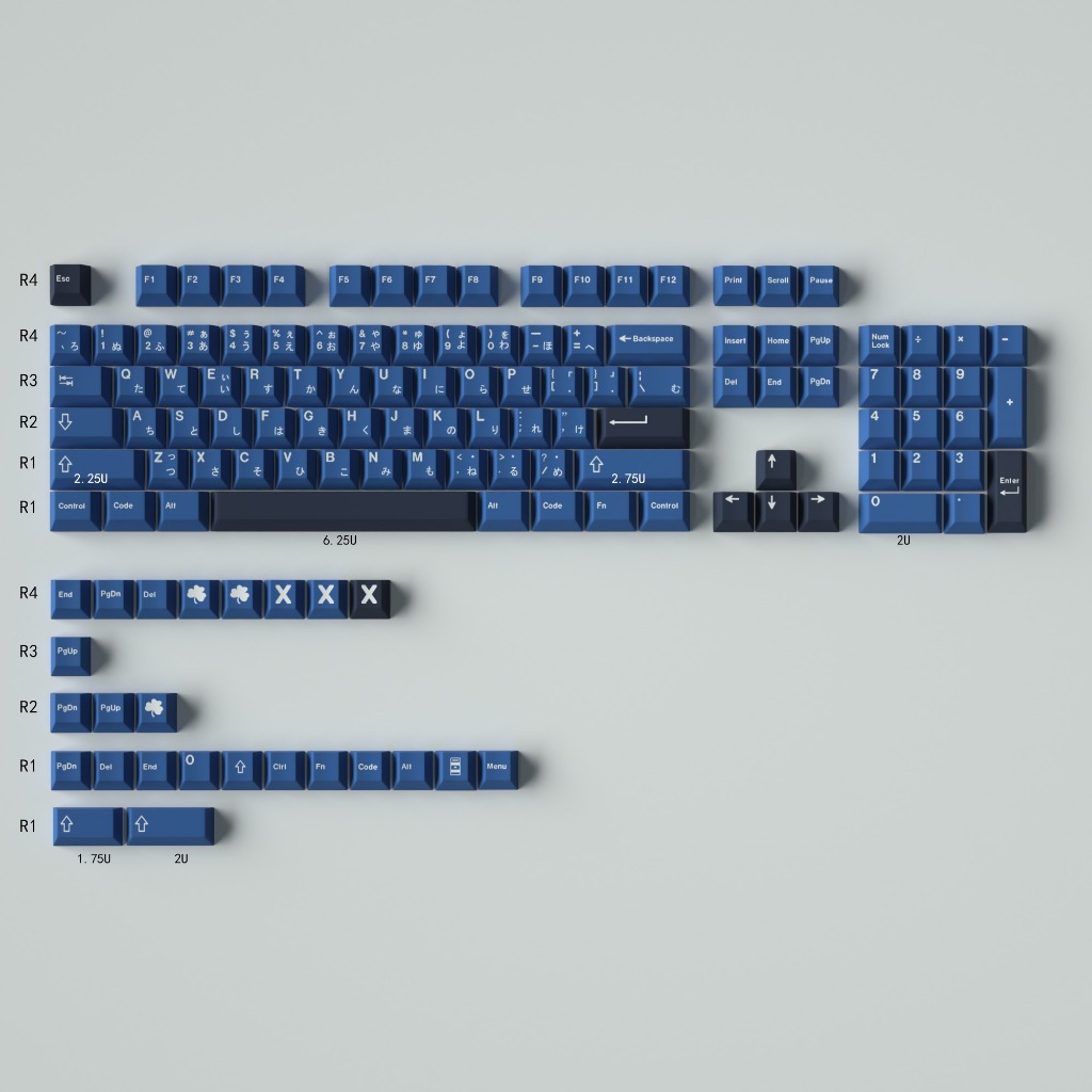 -LW- Gmk Striker R1 PBT Keycaps CHERRY Profile คีย์บอร์ดเครื่องกลปุ่มกด ...