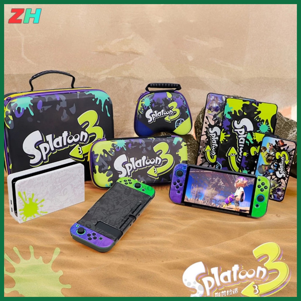 เคสป้องกัน ธีม Nintendo Switch Splatoon 3 สําหรับ Switch V1 V2 OLED ...