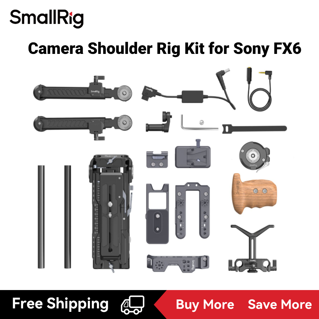 Smallrig Camera Shoulder Rig Kit for Sony FX6 #4125B | Shopee Thailand