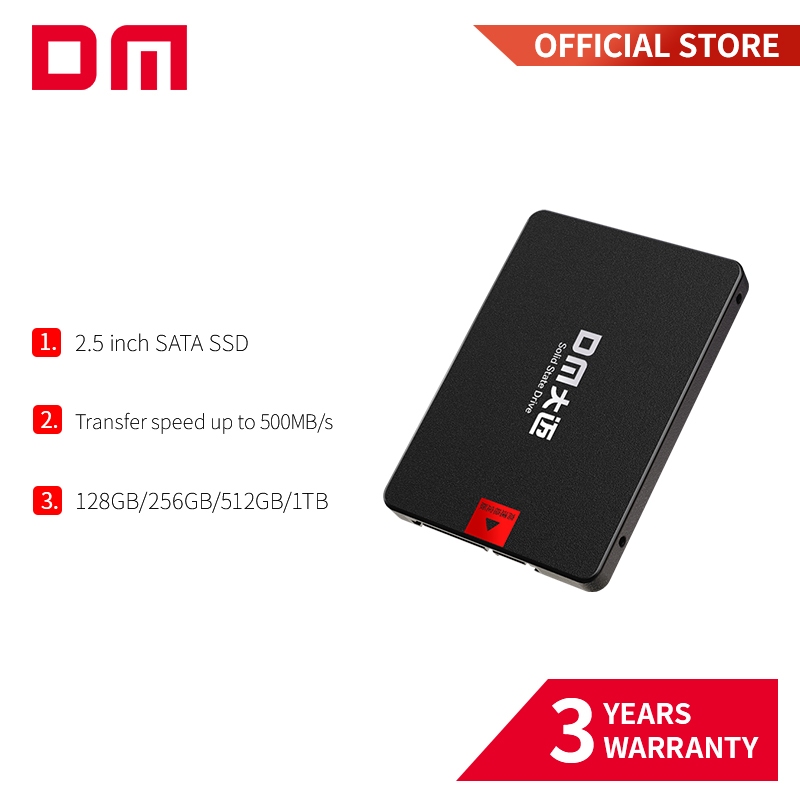 Dm F6 SSD 512GB 256GB 128GB ไดรฟ์โซลิดสเตตภายใน 2.5 นิ้ว SATA III SSD ...