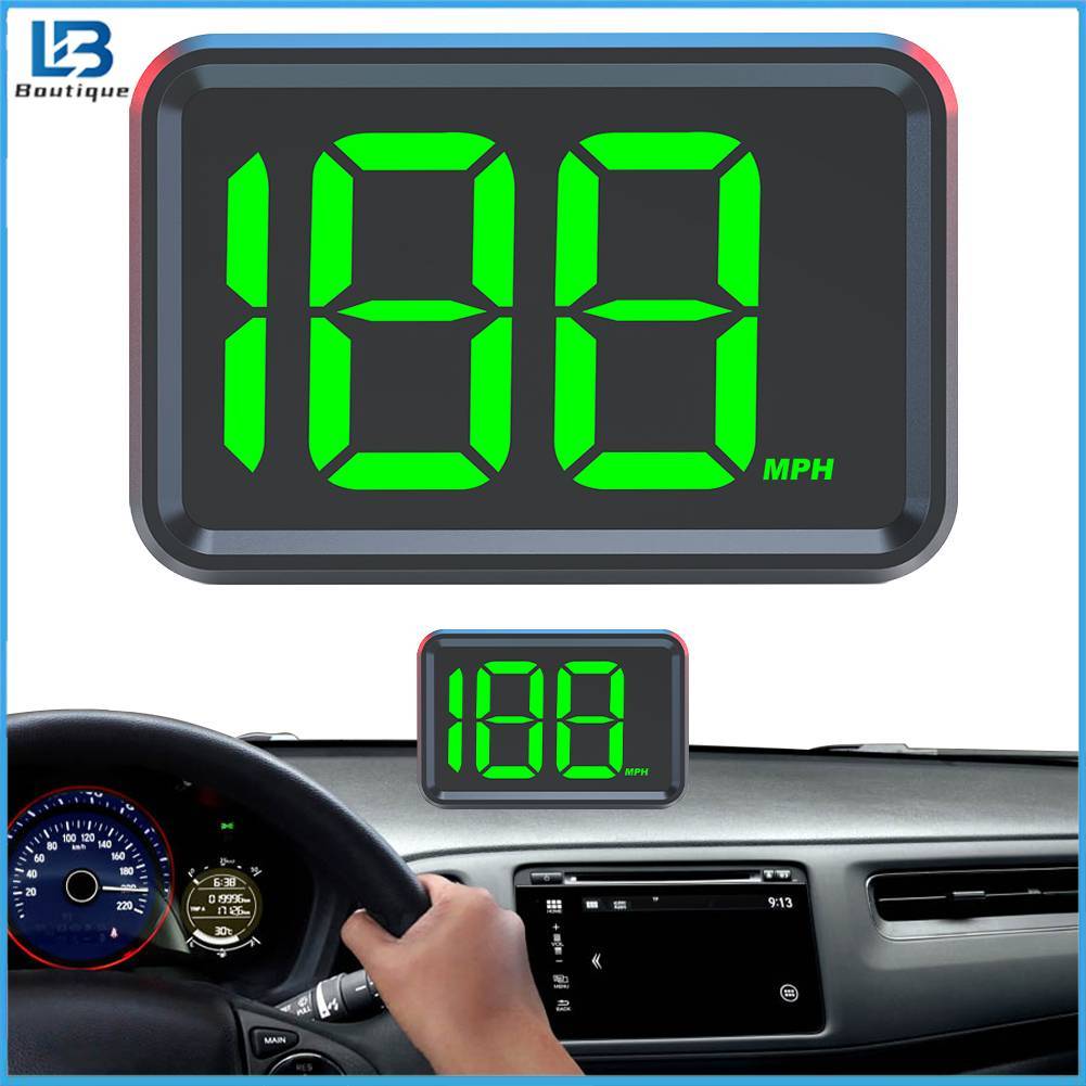 GPS KMH MPH HUD เครื่องวัดความเร็วดิจิตอล Head Up Display ความเร็วแบบ ...