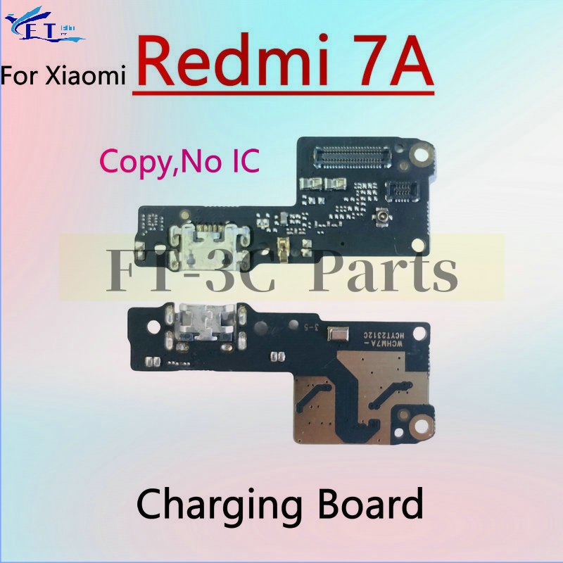 สําหรับ Redmi 7A แท่นชาร์จ USB แท่นชาร์จพอร์ตซ็อกเก็ตปลั๊กขั้วต่อ Flex ...