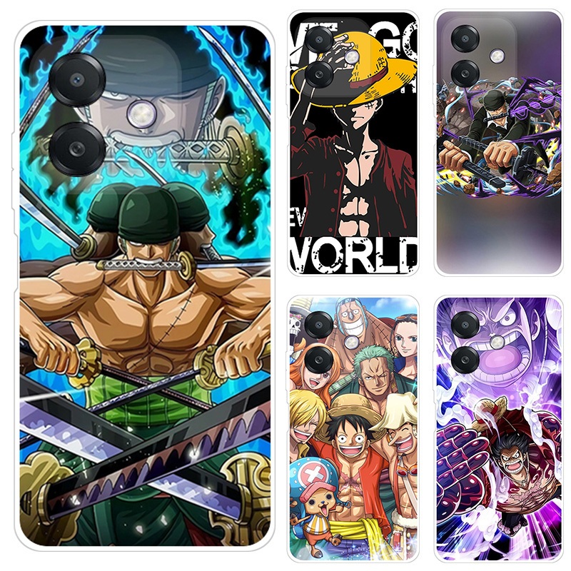 เคส OPPO A3X 5G CPH2681 Case การ์ตูน One Piece Zoro Soft TPU เคสซิลิโคน ...