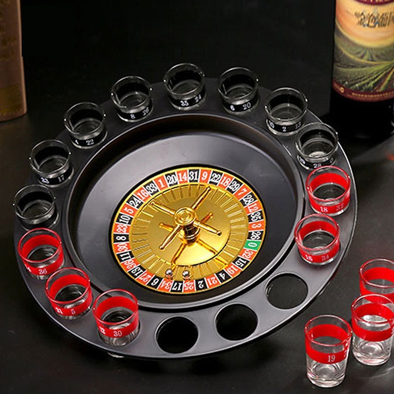 FUFU SHOP รูเล็ตนักดื่ม 16 แก้ว (Roulette Game) เกมส์รูเล็ตดริ้งค์ ...