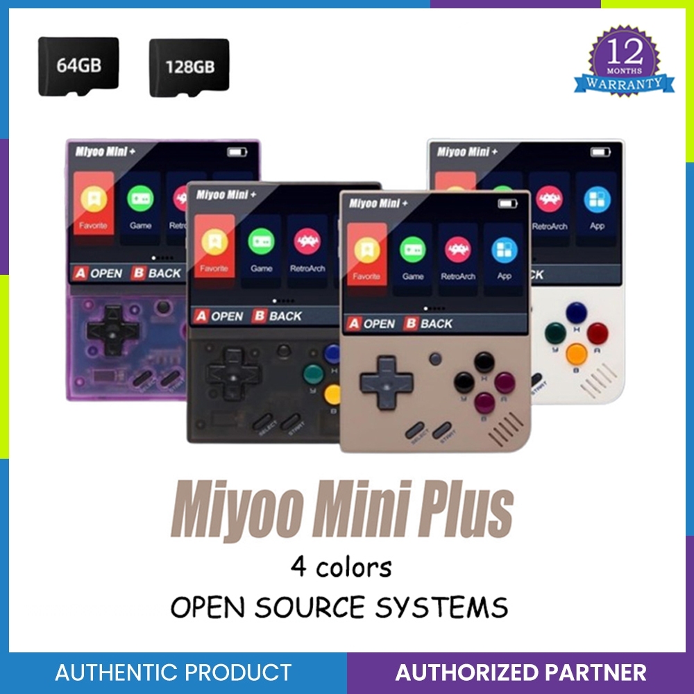 Miyoo Mini Plus แบบพกพา Retro คอนโซลเกมมือถือ V2 Mini + หน้าจอ IPS ...
