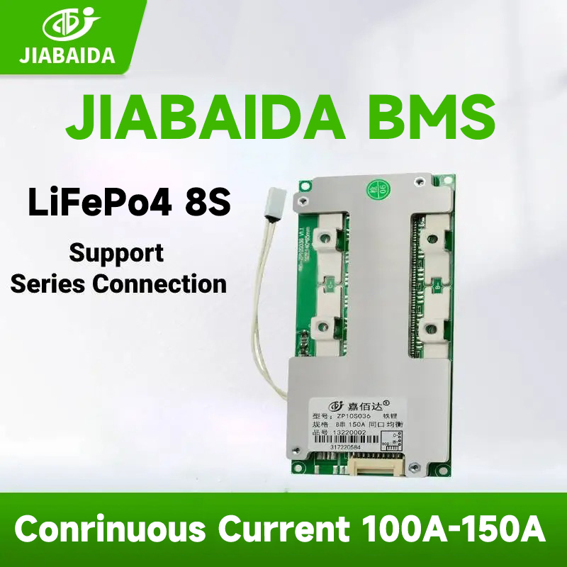 JBD BMS 8S 24V Lifepo4 60A 80A 100A 120A 150A Current Same Port Balance ...