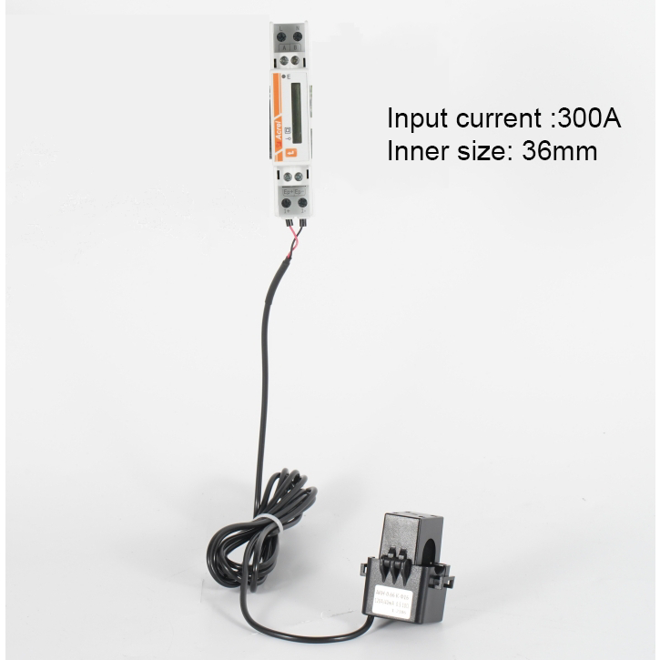 ACREL ADL200N Din-rail Single Phase Energy Meter แยก-core CT 80A 120A ...