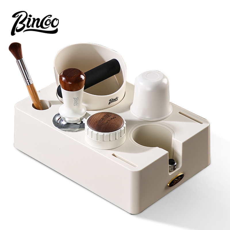 Bincoo เครื่องชงกาแฟผงกดฐานชุดผ้าเอสเปรสโซผงกดค้อนผงรับถ้วย Cracker ...