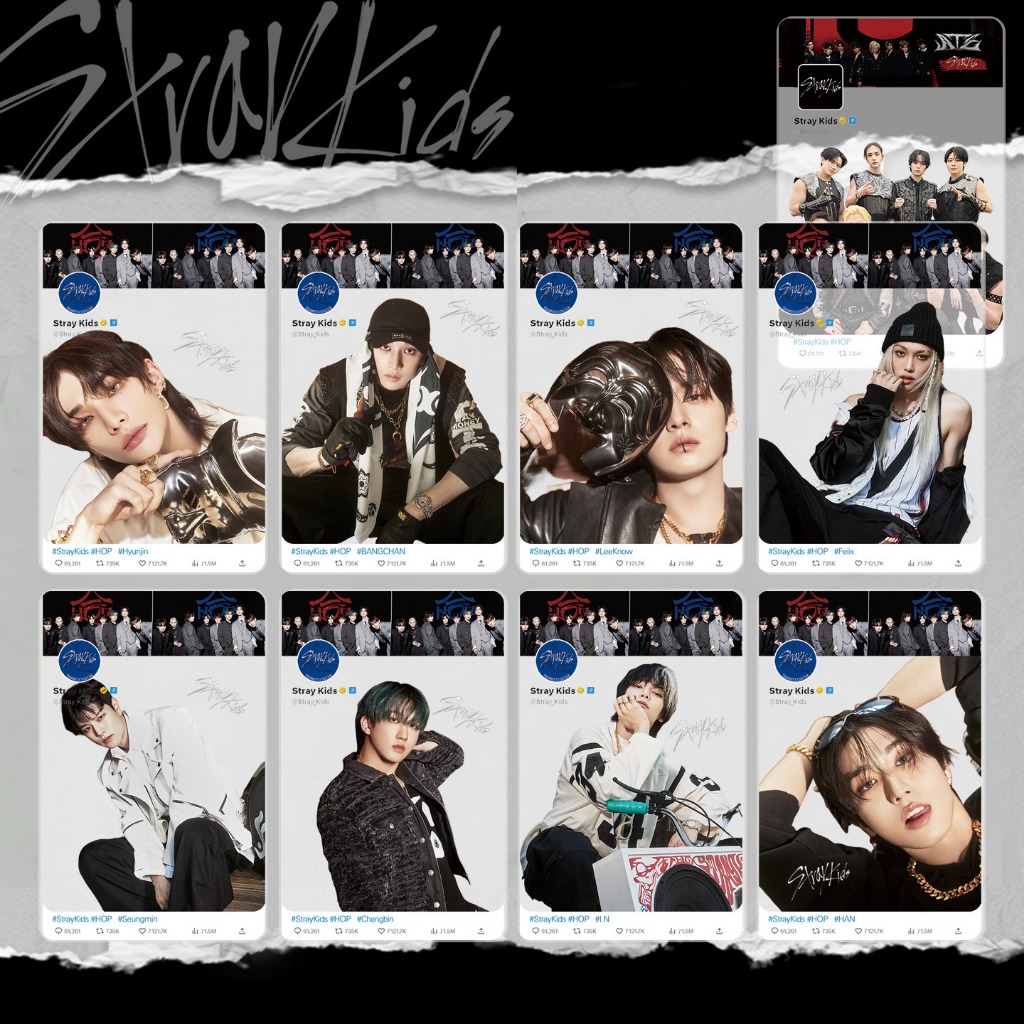K-pop STRAY KIDS 2025 การ์ดสะสมไอดอล PVC ที่อัปเดตใหม่ อัลบั้ม ATZ ฯลฯ ...