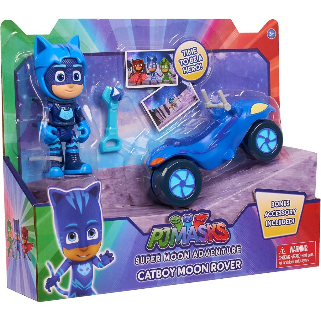 PJ Masks หน้ากาก PJ Super Moon Adventure Space Rover, ฟิกเกอร์ Catboy ...