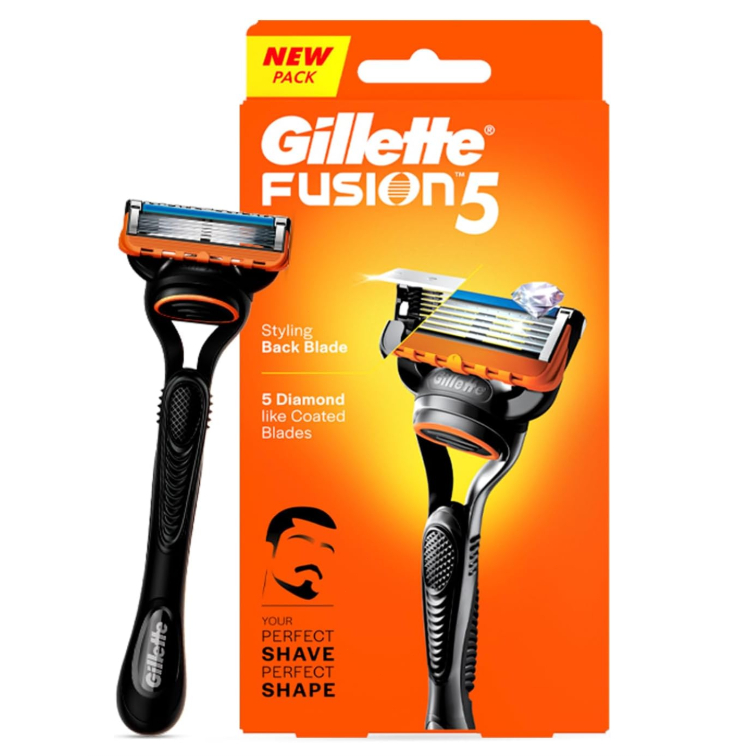 ของแท้ Gillette Fusion มีดโกนสําหรับผู้ชาย Face Hair Shaving Removal ...