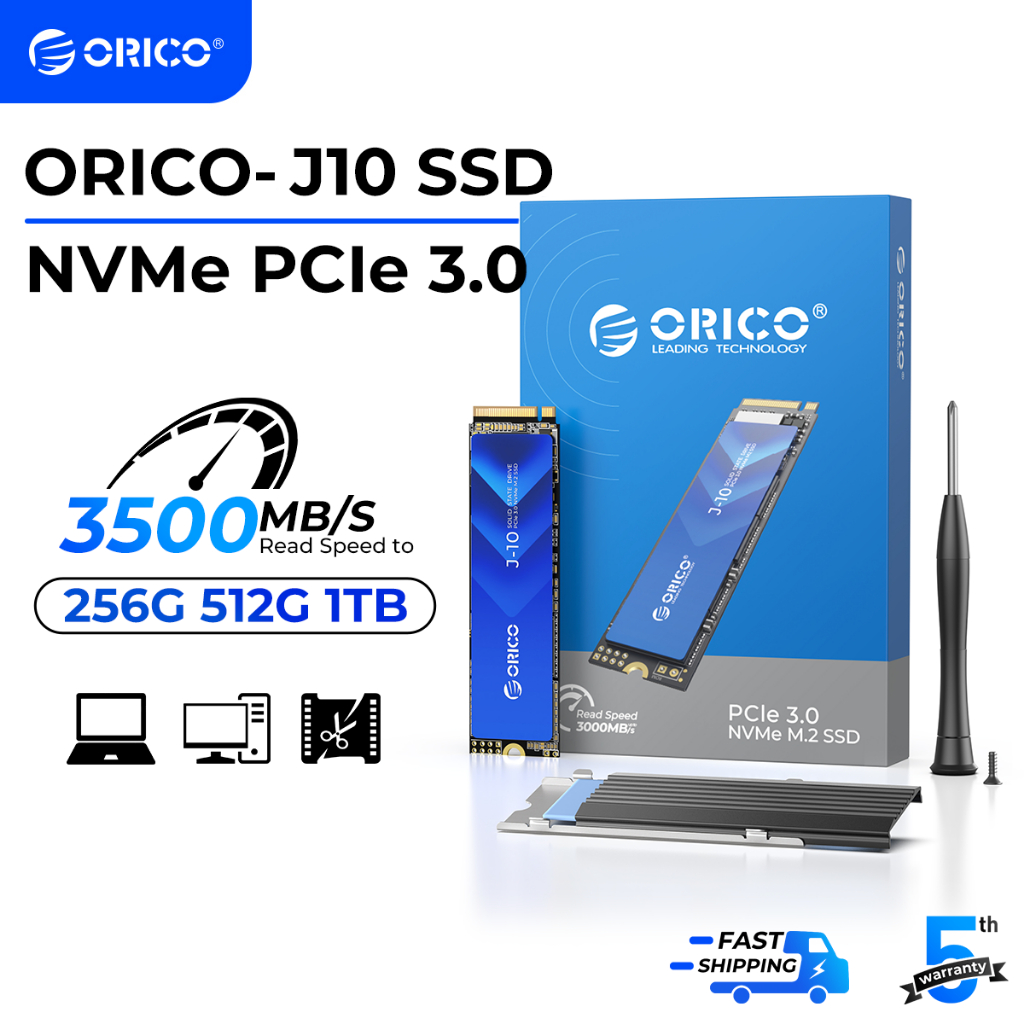 ORICO 256GB 512GB 1TB SSD M.2 2280 NVME PCIe 3.0 SSD 3500MB/s For